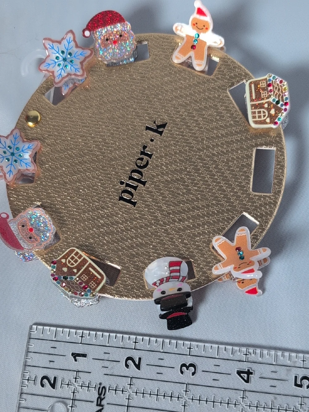 Piper K Christmas Themed Mini Hair Claw Clips *Please Read